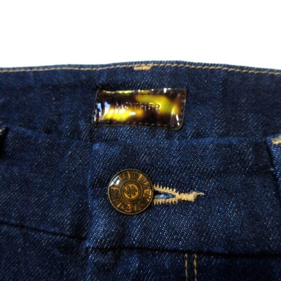 NWT Mother High Waisted Looker Crop in Hot Rod Stretch Skinny Jeans 26 - Picture 3 of 8